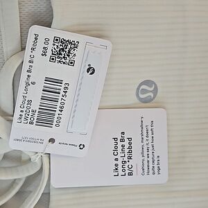 Lulu lemon like a clown long line bra